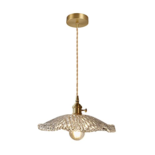 Luminaire de salle de bain moderne étanche suspension en verre réglable E27
