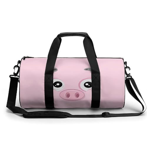 Sac de sport gym cochon rose pour le week-end et camping