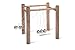 Newtonian Demonstrator â€“ Newtonâ€™s Cradle Swinging Pendulum, Physics Kinetic Energy Transfer, Solid Wood 9â€ x 7â€ x 9â€