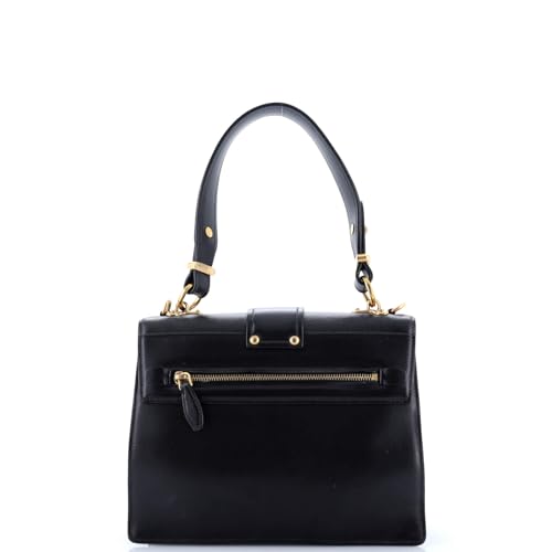 Pre-Loved Cahier Convertible Shoulder Bag City Calf and Saffiano Medium, Black3