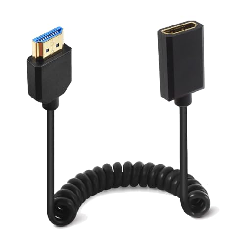 Câble d'extension HDMI 8K coudé pour brancher vos appareils derrière un meuble TV étroit