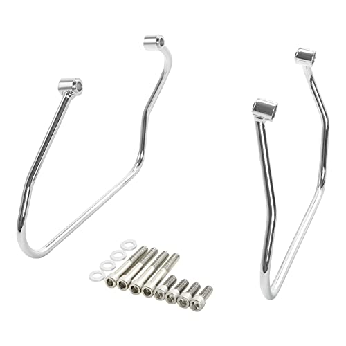 Soporte para alforjas para Harley Softail 2018-UP FLSL FXBB FXBBS FXST Slim FLSL 2018-2021 Street Bob FXBB 2018-2020/114 FXBBS 2021-2025 Softail Standard FXST 2020-2025 Cromo miniatura 4