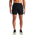 Pudolla Men’s 2 in 1 Running Shorts 5" Quick Dry Gym Athletic Workout Shorts for Men with Phone Pockets - Image 2