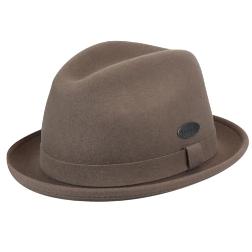 Kangol Men's LiteFelt Player, A Stylish Upturned Brim Fedora
