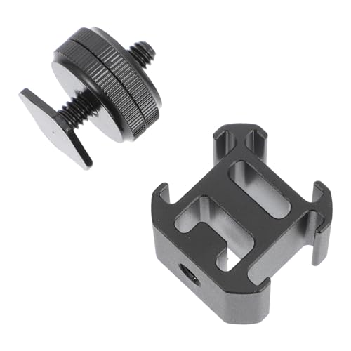 Alipis Adaptateur pour Reflex Numérique Support de Flash pour Griffe Porte-Accessoire Adaptateur de Vis pour Trépied Compatible Diffusion en Direct et Prise de Vue Vidéo Montage