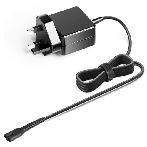 Image of KFD 4V 2A Wahl Clippers Charger for Wahl 5 Star 8164 8591 8148 8504 Cordless Magic Clip Shaver Hair Trimmer Razor 4 Volts Replacement Power Supply Adapter for Hair Clipper UK Plug 6Ft Charging Cable