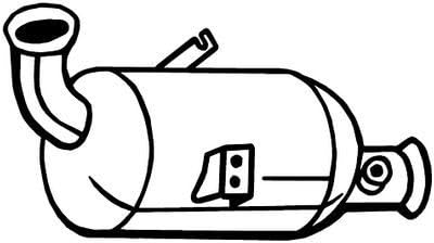 BOSAL Soot particle filter DPF Euro 5 exhaust system diesel 097-733 suitable for Mercedes Benz C-Class Saloon (W204) C-Class T-model (S204) E-Class Saloon (W212) E-Class T-model (S212) GLK (X204)