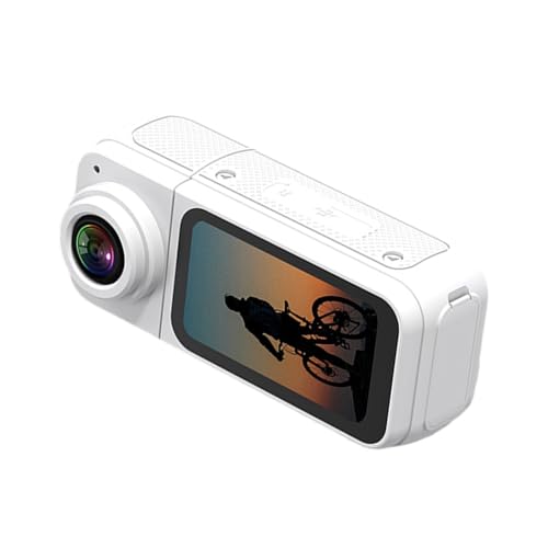 CLAKY 1.47in Thumb Sized Small Camera with 180° Rotating Lens