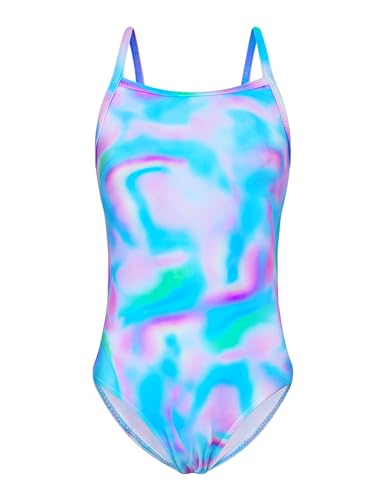 Snowheart Girls Swimsuit One-Piece Bathing Suits Multicolor Kids Sport Summer Beach Swimwear for 2-12 Years Old