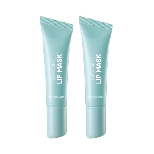 Mascarilla Labial Preparadora Calmante, Mascarillas Labiales Refrescantes Despegables, Punta de Gelatina para una Aplicación Higiénica y Sencilla, Reduce las Líneas Finas, Nutrición Profunda, No Pegaj
