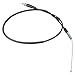 MOTOALL Throttle Cable Line 4KB-26311-00-00 Replacement Fit for Yamaha Bear Tracker 250 Wolverine 350 YFM350FX Kodiak 400 YFM400FW Big Bear 350 1993-2005