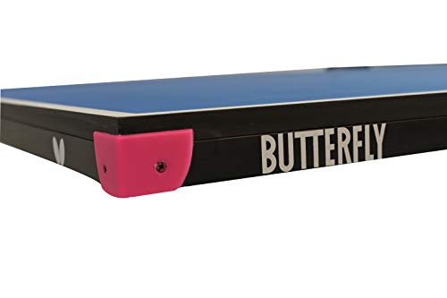 Butterfly Easifold 19 Ping Pong Table - Ping Pong Table Regulation Size With Easy Net Set - 10 Minute Quick Assembly - Folding With Wheels For Easy Storage #TOP1