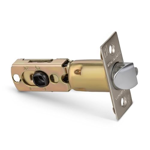 Mega Handles Entry Square Latch Satin Nickel - Adjustable Door Latch
