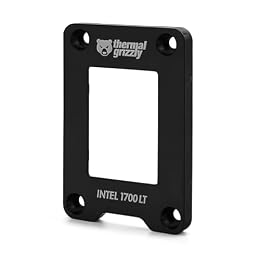 Thermal Grizzly CPU Contact Frame Intel 1700 LT - for Optimized CPU Contact Pressure to Improve The Cooling Performance