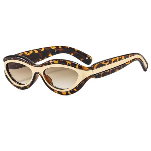 Lunettes de soleil punk aux couleurs contrastées avec filtres UV400 intégrés