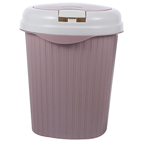 Caneca de basura pequeña rosa minimalista miniatura 1
