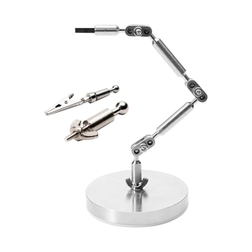 HUIZHITENGDA Kit de Animación Stop Motion, Brazo de Soporte de Acero Inoxidable para Movimiento Articulado, Herramienta de Soporte de Estructura para Aficionados y Estudios con 3 Conectores