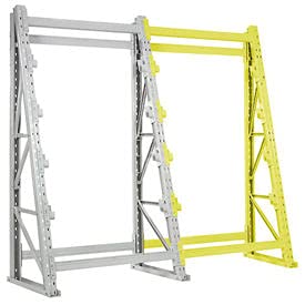 Global Industrial Reel Rack Add-On Unit, Steel, Gray, 48