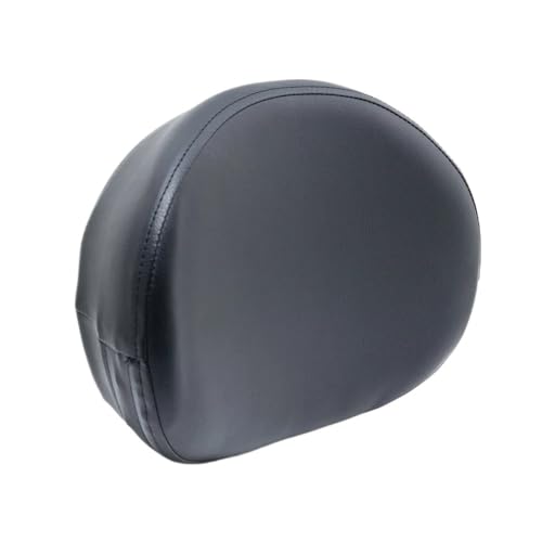 Coussin de dossier moto universel avec rembourrage lombaire ergonomique noir