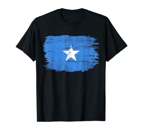 Bandera de Somalia vintage para regalo somalí Camiseta