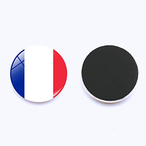 STOBOK 25 peças de ímãs de geladeira, bandeira nacional, adesivos de geladeira para decoração de cas