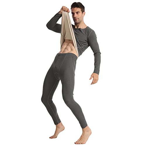 Sous-vêtement thermique homme chaud et extensible ensemble 2 pièces
