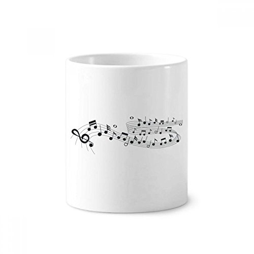 Brosse à dents et stylo tasse en céramique musique 350ml multicolore DIYthinker