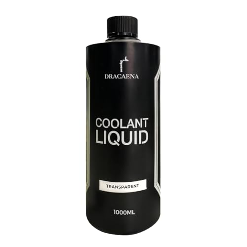 Dracaena.io 33.8oz/ 1000ml PC Cooling Fluid, Colored Liquid, New Formula Premixed Solution for Computer Cooling Systems (Transparent)