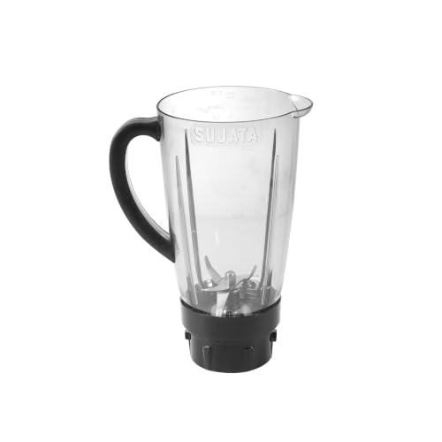Image of Sujata 1750 ml Blender Jar | Compatible with all 1000W Sujata Mixer Grinder | Black | High Quality Stainless Steel Jar