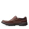 Clarks Men's Bradley Free Loafer, Tan Tumbled Leather, 10 UK #5