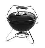 Weber Smokey Joe 14' Charcoal Grill – Portable Compact Charcoal BBQ Kettle...