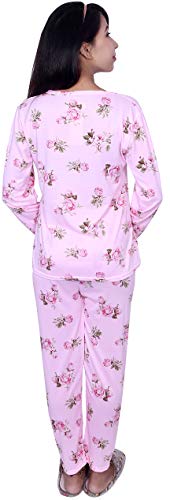Image of MUKHAKSH (Set = 2 Pieces Girls Little Angel Beautiful Pink Summer Night Suit for Sleepwear /Nightwear, Print May Varyvery Comfortale