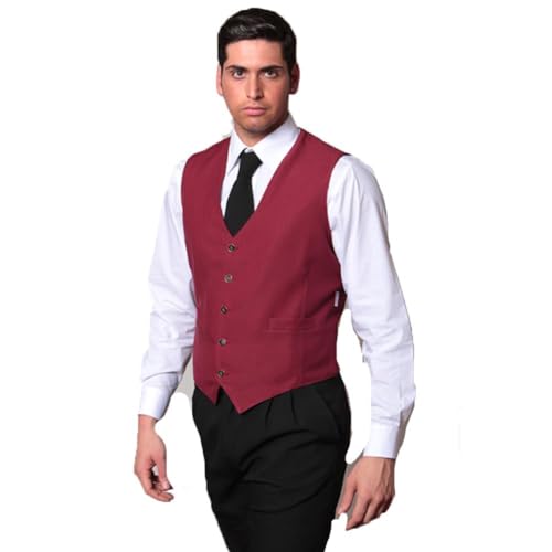 fratelliditalia.org Weste für Herren, Arbeit, Kellner, Bar, Barista, Restaurant, Arbeit, Barman, Hotel, personalisierbar mit Ihrem Logo – Bild 2