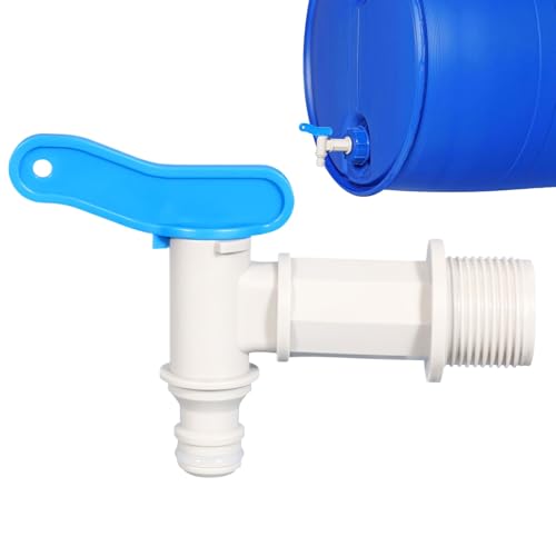SVCEQZE Adaptador de manguera de agua de agua, adaptador de válvula de bolso - Accesorios de tanques conector de manguera de jardín al aire libre,Espiga exterior de agua a prueba de fugas, piezas de