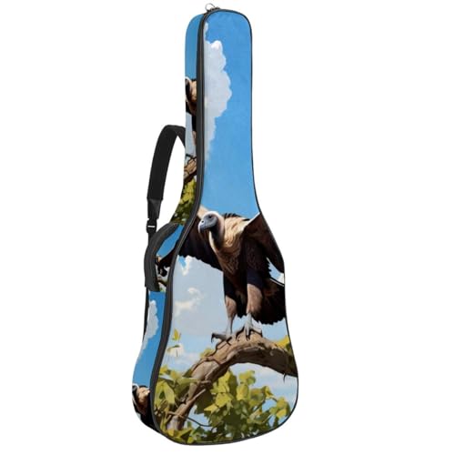 Housse guitare étanche à éponge épaisse et multiples poches de rangement