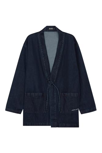 Not So Ape Denim Kimono Work Jacket, All-Gender Unisex Streetwear, Made in Japan.
