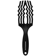 Nutridome Brosse à cheveux en poils de sanglier Noir – Brosse sans tirer les poils...