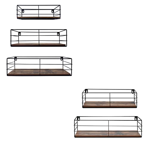 Crugla Floating Bathroom Wall Mounted Shelves 5 Sets #TOP20