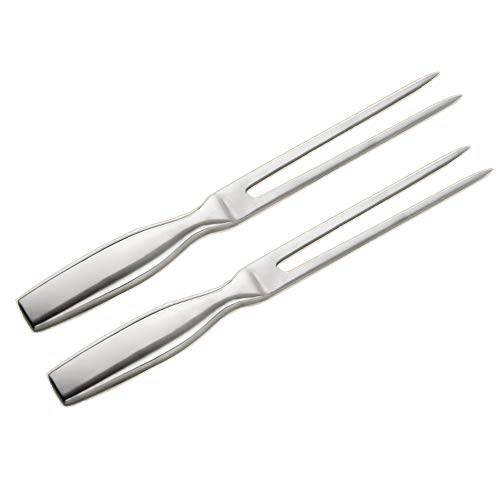 Kilajojo Stainless Steel Meat Fork Carving Fork 10.6 Inch 2 pcs per set