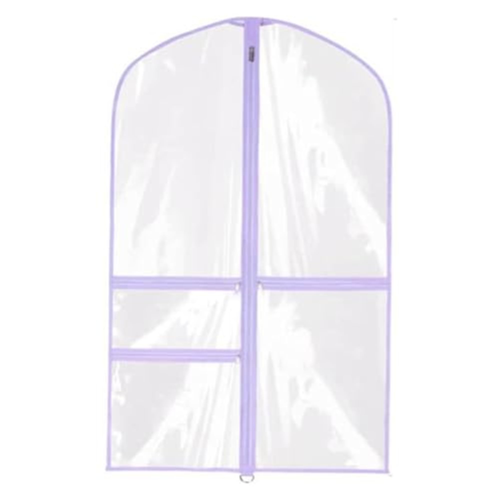 Kids Cheer Uniform Hanging Garment Bag, Clear Violet