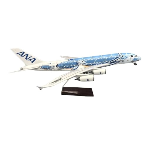 Modelo Airbus A380 Turtle maqueta de resina de 47 cm fielmente restaurada para coleccionistas