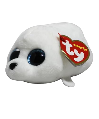 Ty TY42136 Slippery Seal Teeny, White and Black