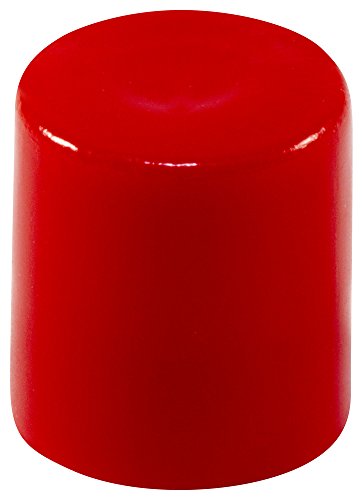 Image of Caplugs SC-1 /4-4 SC Series - Plastic Sleeve Cap for Tube Ends, 200 Pack, Red LD-PE, 0.250 inch W x 0.22 inch L Threaded and Non-Threaded Tubing, Rods, Masking, Painting, Plating, Grit-blasting (99394758)