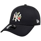 New Era New York Yankees 9forty Adjustable Women cap League Essential, Ny Bleu, Taille Unique