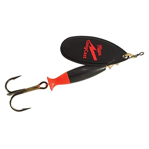 Mepps Aglia Longcast Spinner – Schwarz, Silber, Gold, Tiger (Größen 2–5)