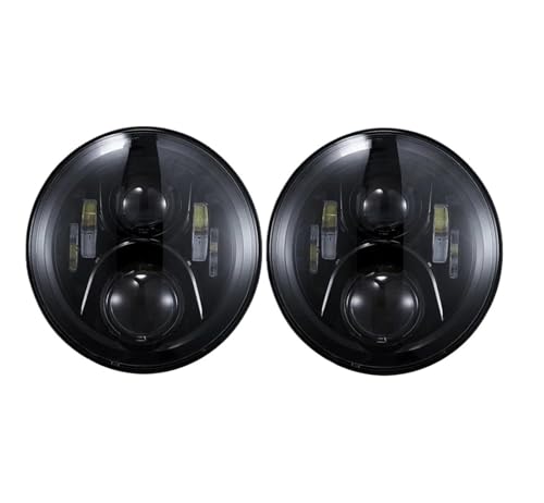Phares ronds à LED 7 pouces optiques avant haut de gamme Suzuki Samurai SJ410 accessoires auto