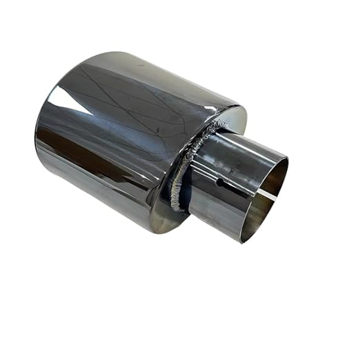 Cola de escape ovalada de 80mm a 120mm para personalización de silenciador 2