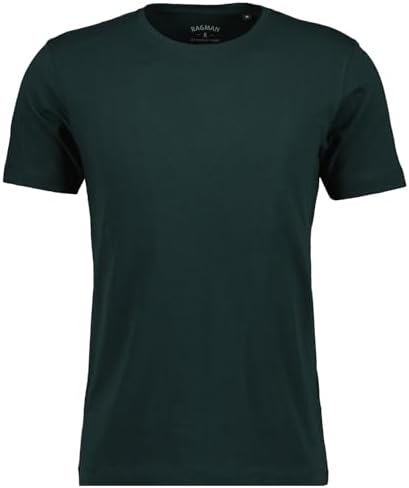 Ragman Maglietta a maniche lunghe da uomo basic, Verde