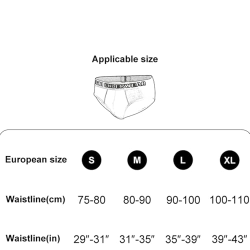 Man Underwear Briefs Plain Cotton Briefs for Men Comfortable Breathable Underwear Mid Waist Briefs4