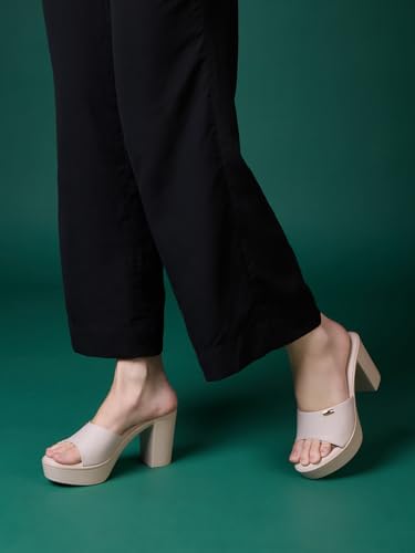 Image of Inc.5 Womens Black Casual Round Toe Platform Heels